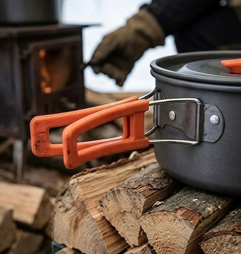 Ultra-Light Aluminum Camping Cookware Set