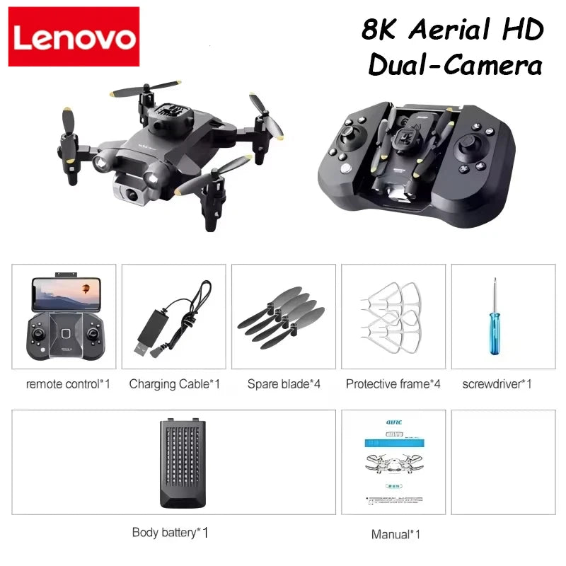 Lenovo Mini Drone V30 8K Luchtfoto's HD Professionele RC Drone's