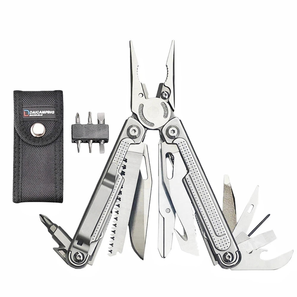 EDC-multitool Daicamping DL7 Titanium G10 roestvrijstalen handgreep.