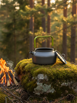1.2L  Mini Camping Camping Cookware Set Teapot FDA